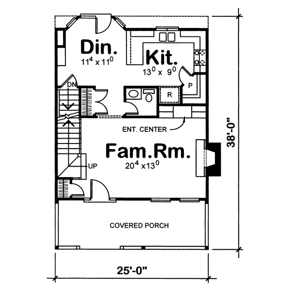 main floor house blueprint