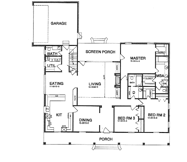 main floor house blueprint