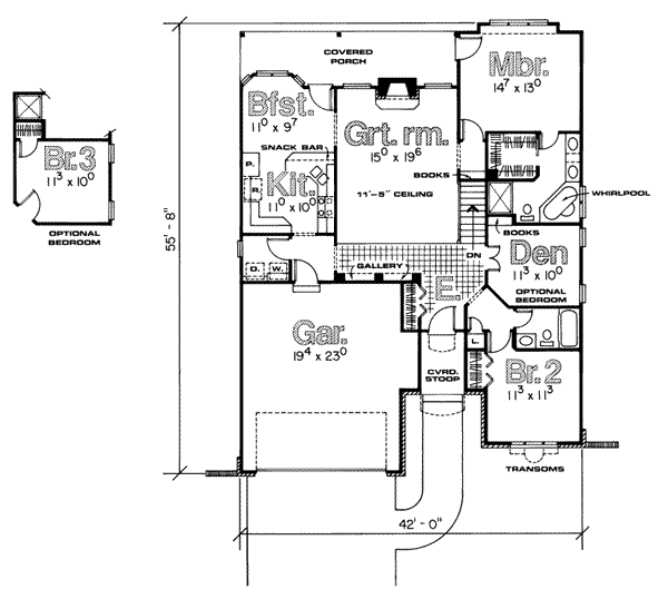 main floor house blueprint