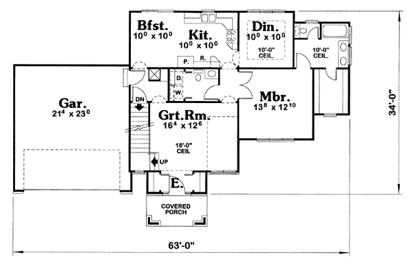 main floor house blueprint