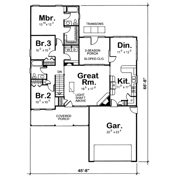 main floor house blueprint