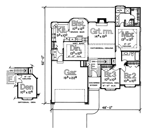 main floor house blueprint