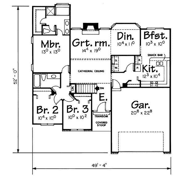 main floor house blueprint