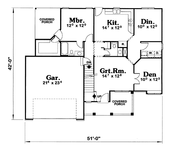 main floor house blueprint