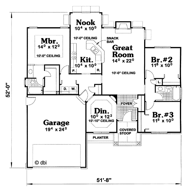main floor house blueprint