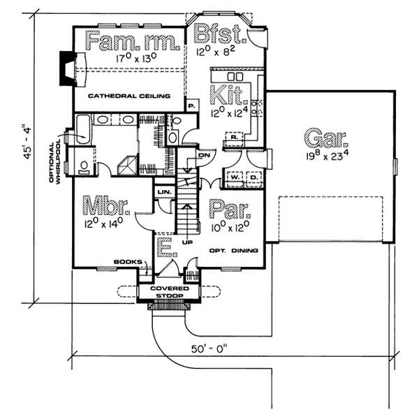 main floor house blueprint