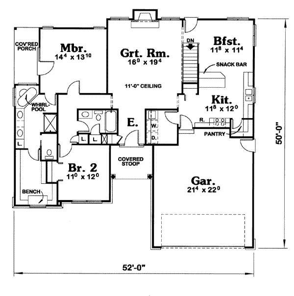 main floor house blueprint