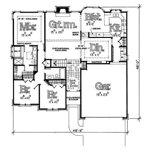 main floor house blueprint