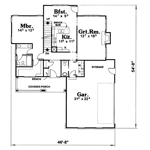 main floor house blueprint