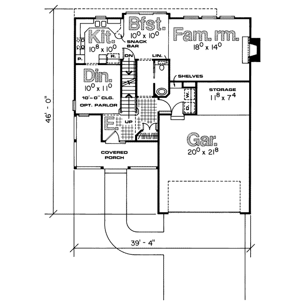 main floor house blueprint