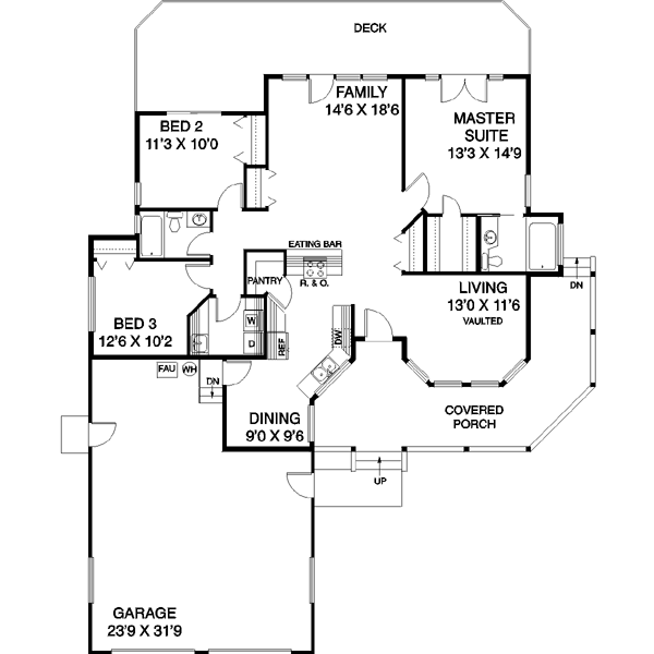 main floor house blueprint