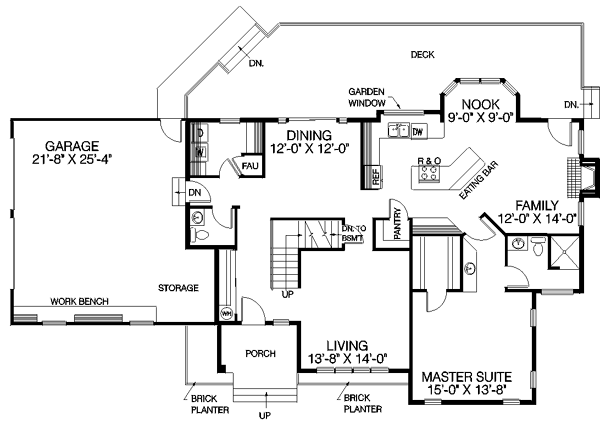 main floor house blueprint
