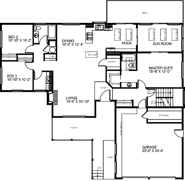 main floor house blueprint