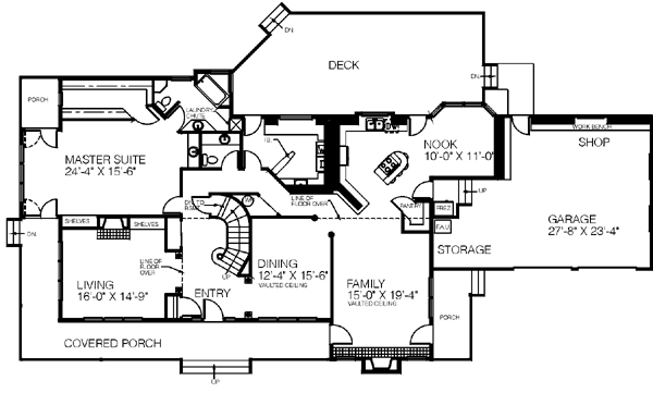 main floor house blueprint