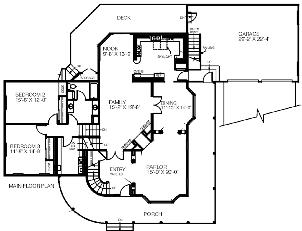 main floor house blueprint
