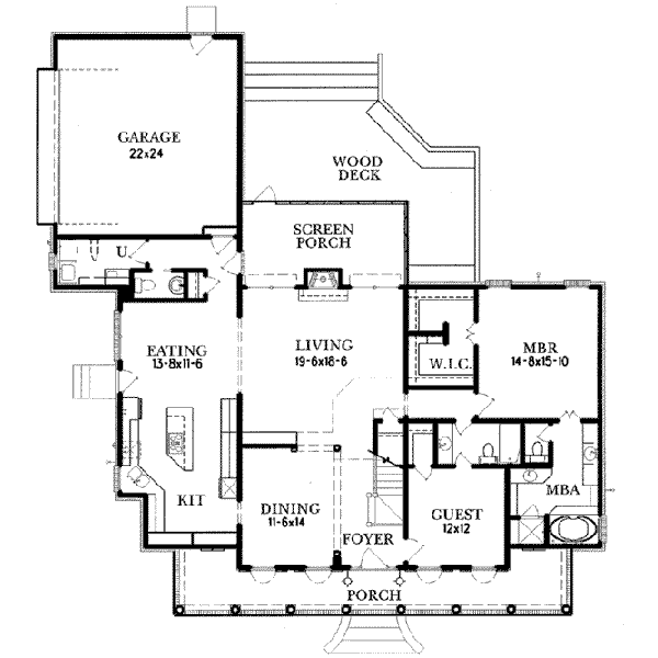 main floor house blueprint