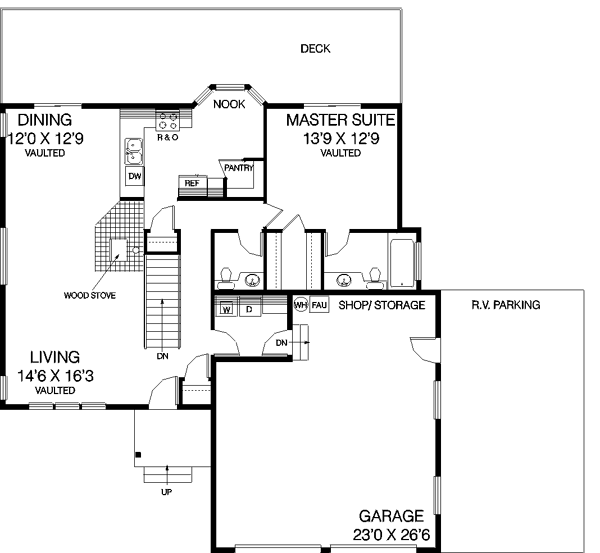 main floor house blueprint