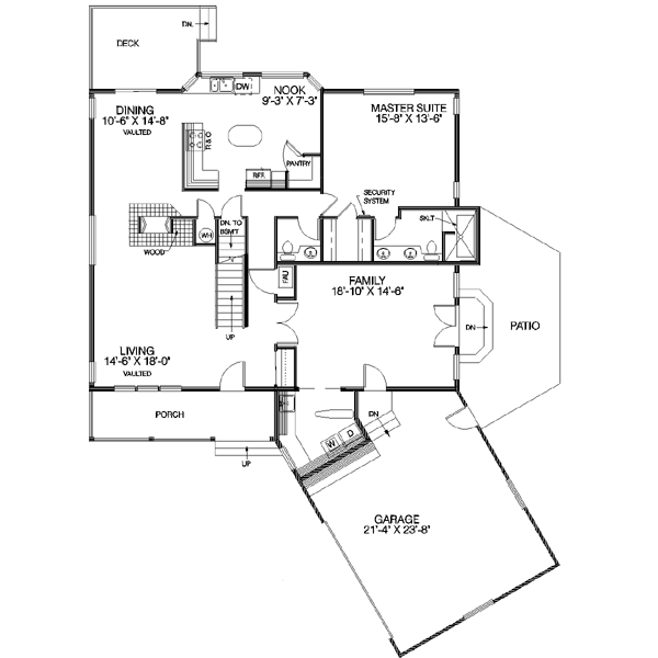 main floor house blueprint