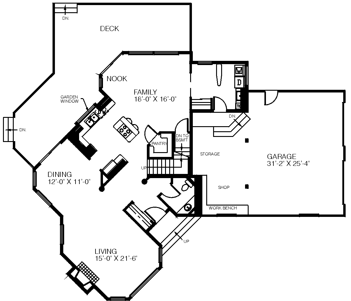 main floor house blueprint
