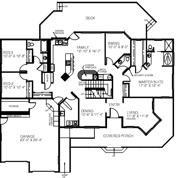 main floor house blueprint