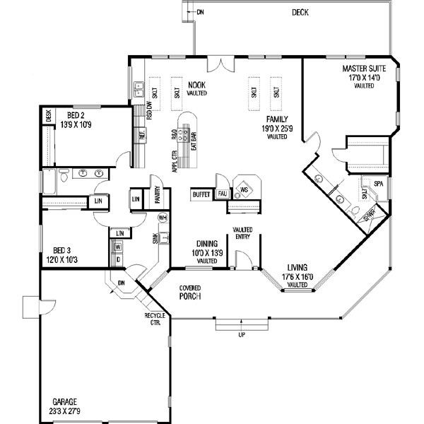 main floor house blueprint