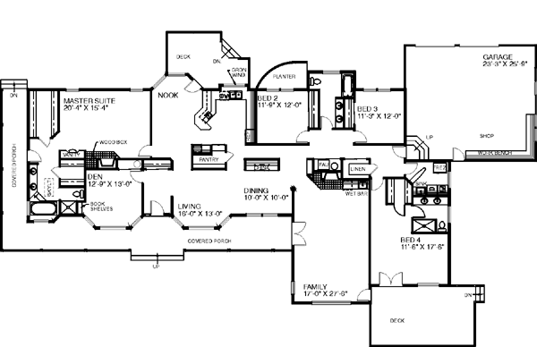 main floor house blueprint