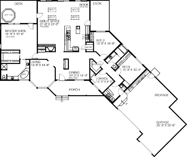 main floor house blueprint