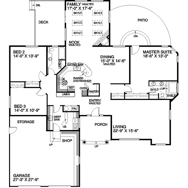 main floor house blueprint