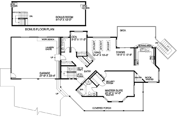 main floor house blueprint