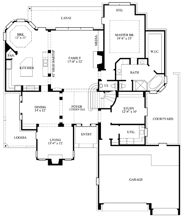 main floor house blueprint