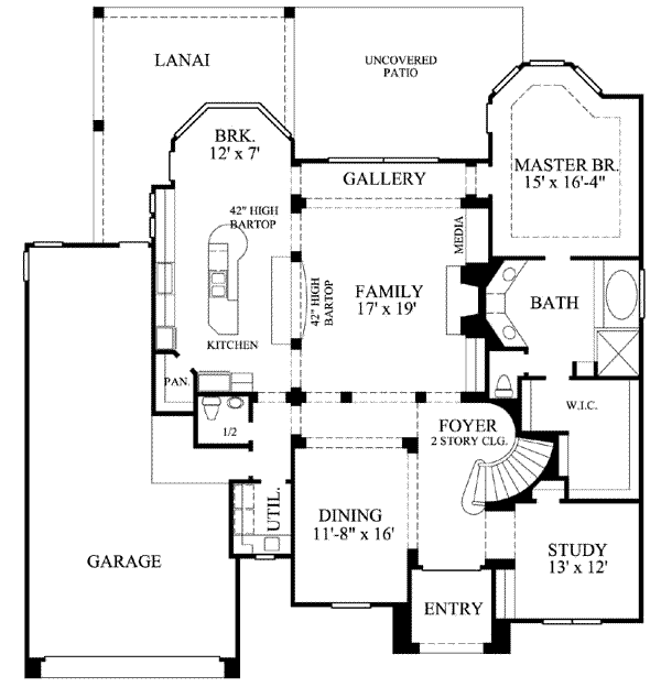 main floor house blueprint