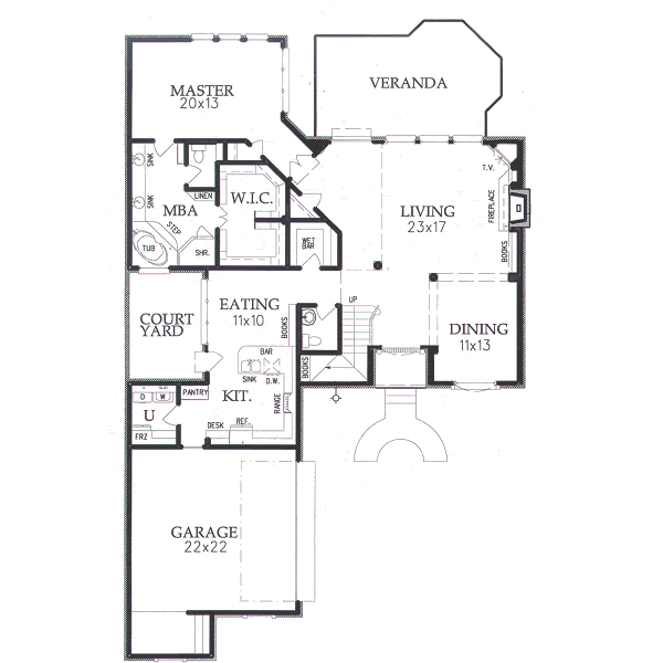 main floor house blueprint