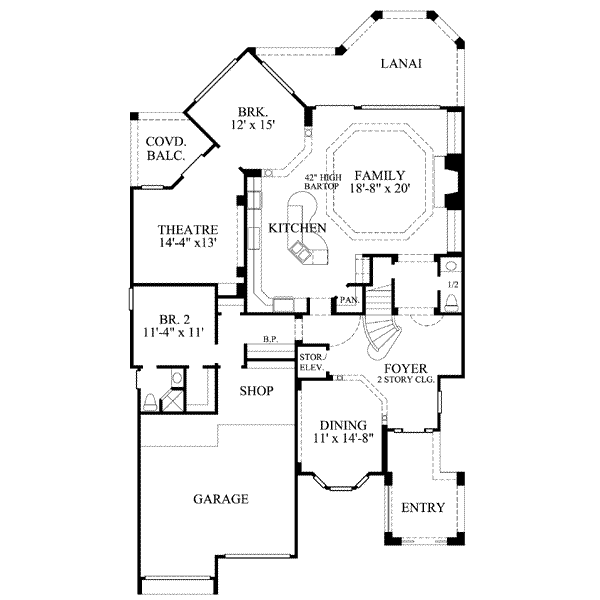 main floor house blueprint