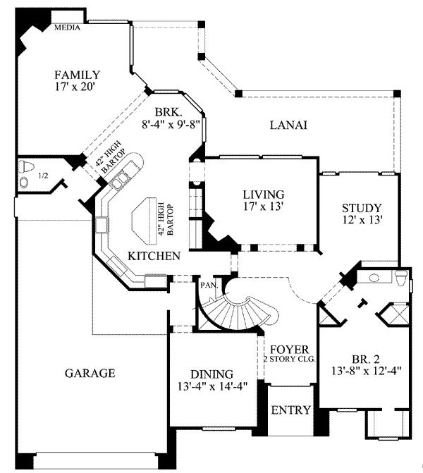main floor house blueprint