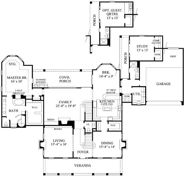 main floor house blueprint