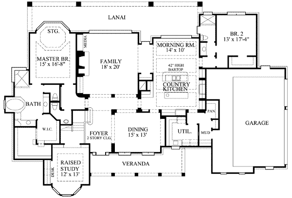 main floor house blueprint