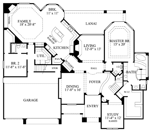 main floor house blueprint