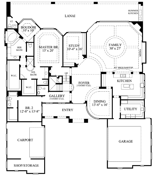 main floor house blueprint