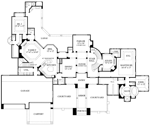 main floor house blueprint