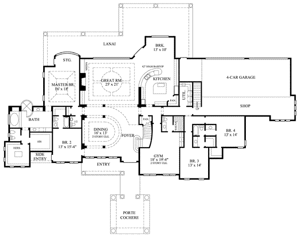 main floor house blueprint