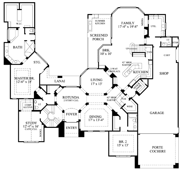 main floor house blueprint