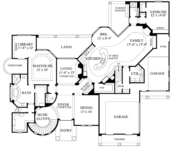 main floor house blueprint
