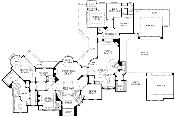 main floor house blueprint