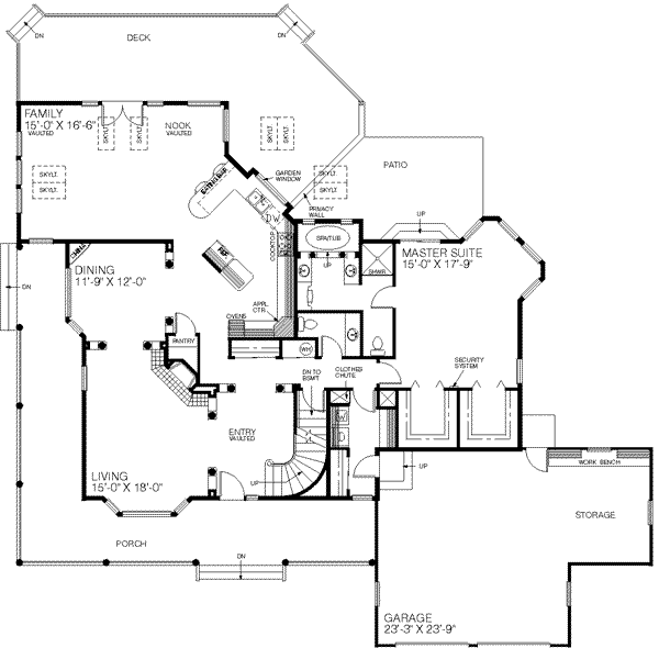 main floor house blueprint