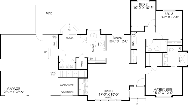 main floor house blueprint