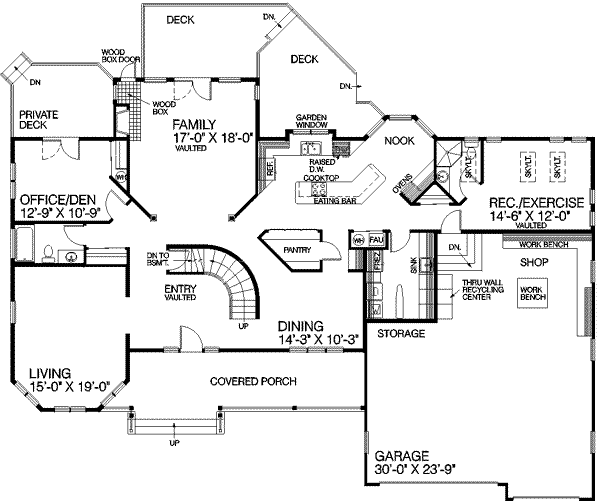 main floor house blueprint