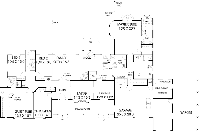 main floor house blueprint