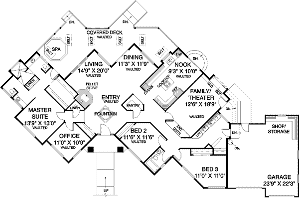 main floor house blueprint