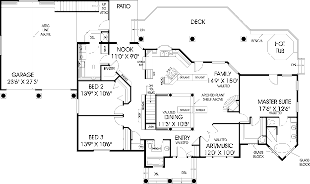 main floor house blueprint