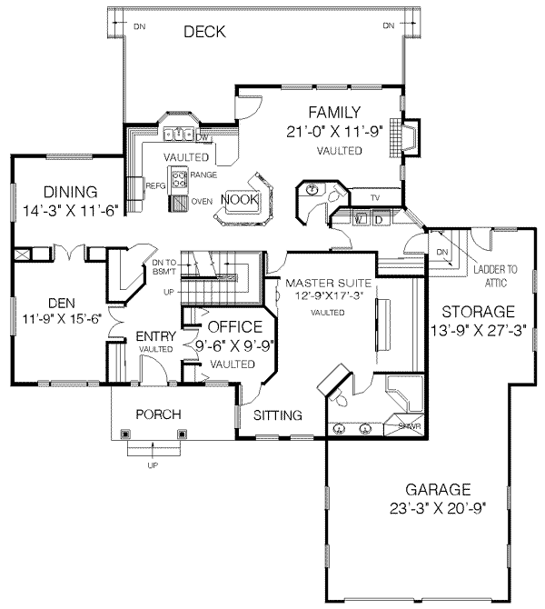 main floor house blueprint